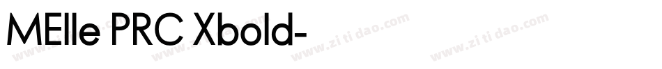 MElle PRC Xbold字体转换
